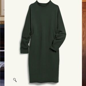 Frank & Eileen Dark Green Long Sleeve Dress